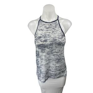 Nike Dri Fit Women's Gray Tie Dye Sleeveless Cami Camisole Activewear Tank Top S